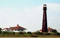 Point Bolivar Lighthouse in Texas