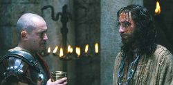 Pilate with Jesus in 'The Passion' movie