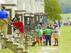 citizens of New Orleans at Fort Chaffee