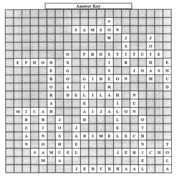 crossword puzzle